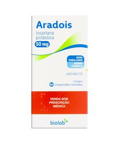 imagem de Aradois 50mg Biolab 60 Comprimidos Revestidos - Aztrazeneca