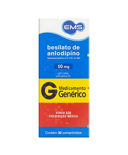 imagem do produto Besilato de Anlodipino Cimed 5mg 30 comprimidos - Cimed