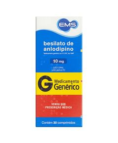 imagem de Besilato de Anlodipino Cimed 5mg 30 comprimidos - Cimed