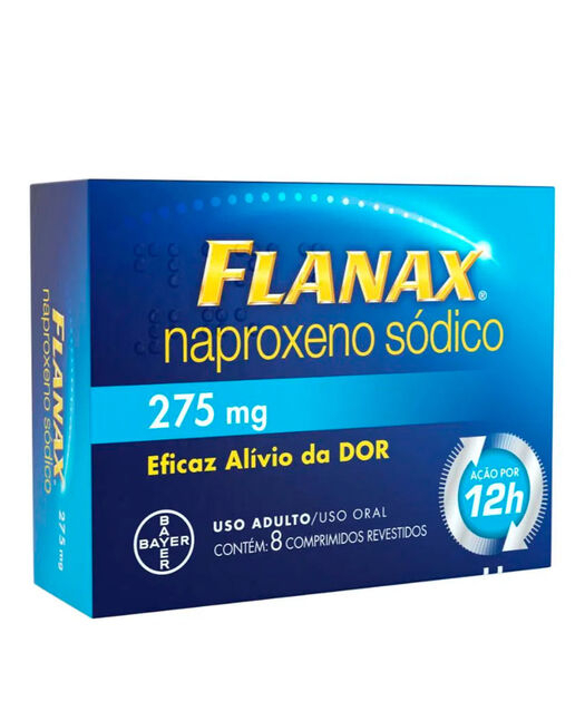 imagem do produto Flanax 275mg Bayer 8 Comprimidos - Ache