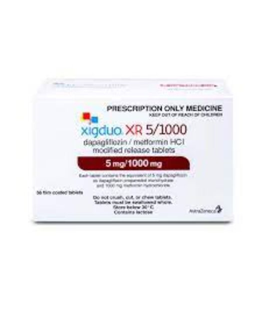imagem do produto Xigduo Xr 5mg + 1000mg Astrazeneca 60 Comprimidos De Liberao Prolongada - Aztrazeneca